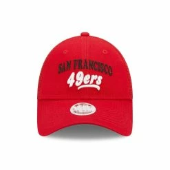 New Era Women's Scarlet San Francisco 49ers Team Trucker 9FORTY Snapback Hat 8 New Era Women's Scarlet San Francisco 49ers Team Trucker 9FORTY Snapback Hat -Fanatics DSCO1154531722 2946 ALT2