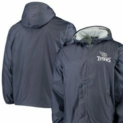 Dunbrooke Men's Navy Tennessee Titans Logo Legacy Stadium Full-Zip Jacket