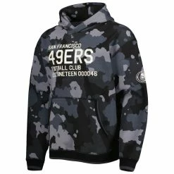 The Wild Collective Men's Black San Francisco 49ers Camo Pullover Hoodie 8 The Wild Collective Men's Black San Francisco 49ers Camo Pullover Hoodie -Fanatics DSCO1154722851 1007 ALT2