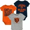 Outerstuff Newborn & Infant Navy/Orange Chicago Bears Eat Sleep Drool Football Three-Piece Bodysuit Set 1 Outerstuff Newborn & Infant Navy/Orange Chicago Bears Eat Sleep Drool Football Three-Piece Bodysuit Set -Fanatics DSCO1154795456 ANGEBL