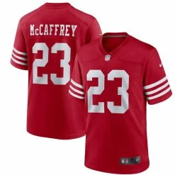 Nike Youth Christian McCaffrey Scarlet San Francisco 49ers Game Jersey -Fanatics DSCO1154795485 2946 ALT1