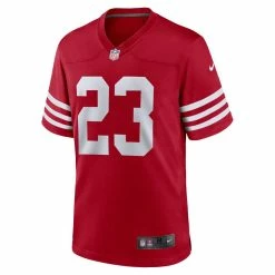 Nike Youth Christian McCaffrey Scarlet San Francisco 49ers Game Jersey -Fanatics DSCO1154795485 2946 ALT2