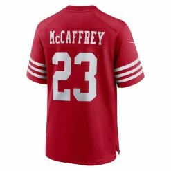 Nike Youth Christian McCaffrey Scarlet San Francisco 49ers Game Jersey -Fanatics DSCO1154795485 2946 ALT3