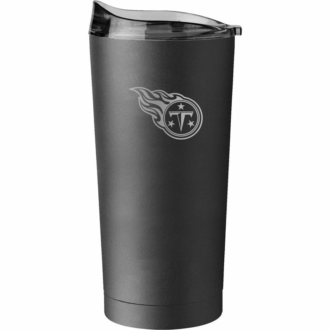 Logo Brands Tennessee Titans 20oz. Black Powder Coat Tumbler 4 Logo Brands Tennessee Titans 20oz. Black Powder Coat Tumbler - Image 2