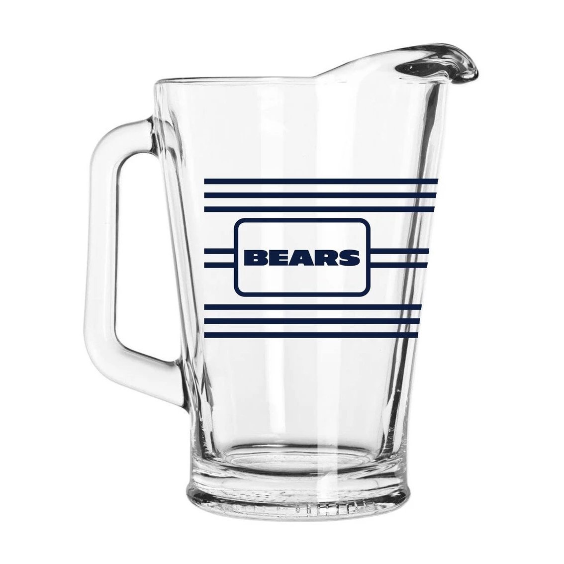 Logo Brands Chicago Bears 60oz. Multi-Stripe Pitcher 5 Logo Brands Chicago Bears 60oz. Multi-Stripe Pitcher - Image 3