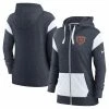 Nike Women's Navy/White Chicago Bears Monaco Full-Zip Hoodie 2 Nike Women's Navy/White Chicago Bears Monaco Full-Zip Hoodie -Fanatics DSCO1155047427 GZKZ