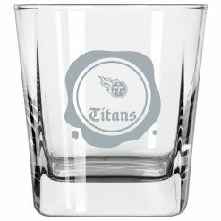 Logo Brands Tennessee Titans 14oz. Frost Stamp Old Fashioned Glass