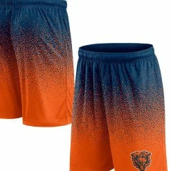 Fanatics Branded Men's Navy/Orange Chicago Bears Ombre Shorts