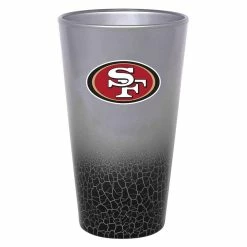 The Memory Company San Francisco 49ers 16oz. Crackle Pint Glass