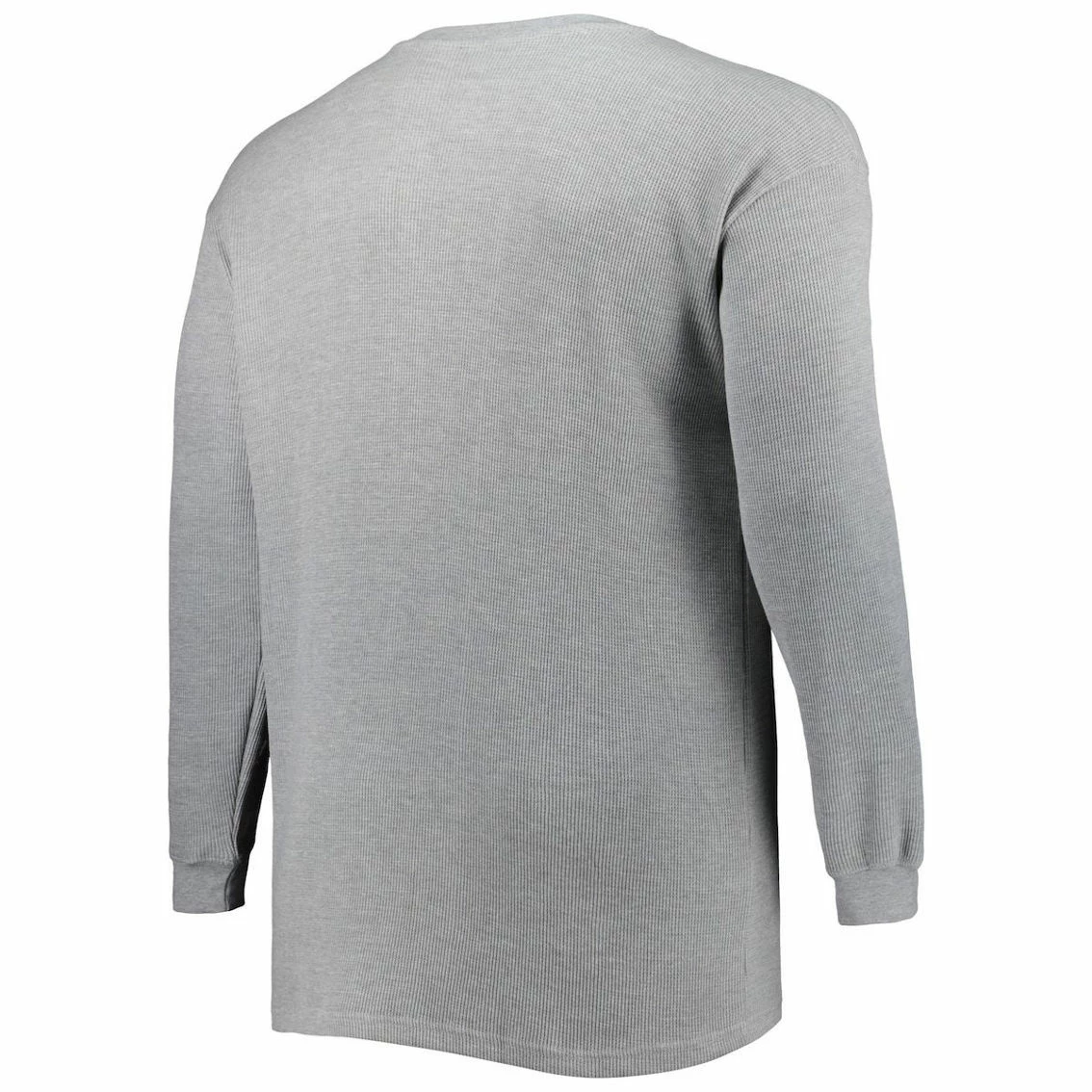 Profile Men's Heather Gray Tennessee Titans Big & Tall Waffle-Knit Thermal Long Sleeve T-Shirt 6 Profile Men's Heather Gray Tennessee Titans Big & Tall Waffle-Knit Thermal Long Sleeve T-Shirt - Image 4
