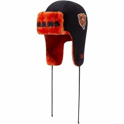 New Era Men's Navy Chicago Bears Helmet Head Logo Trapper Knit Hat 7 New Era Men's Navy Chicago Bears Helmet Head Logo Trapper Knit Hat -Fanatics DSCO1155069352 1320 ALT1
