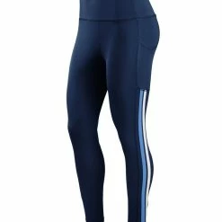 WEAR By Erin Andrews Women's Navy Tennessee Titans Stretch Knit Leggings -Fanatics DSCO1156133123 1320 ALT2