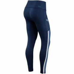 WEAR By Erin Andrews Women's Navy Tennessee Titans Stretch Knit Leggings -Fanatics DSCO1156133123 1320 ALT3