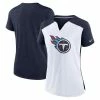 Nike Women's White/Navy Tennessee Titans Impact Exceed Performance Notch Neck T-Shirt 1 Nike Women's White/Navy Tennessee Titans Impact Exceed Performance Notch Neck T-Shirt -Fanatics DSCO1156317616 3550