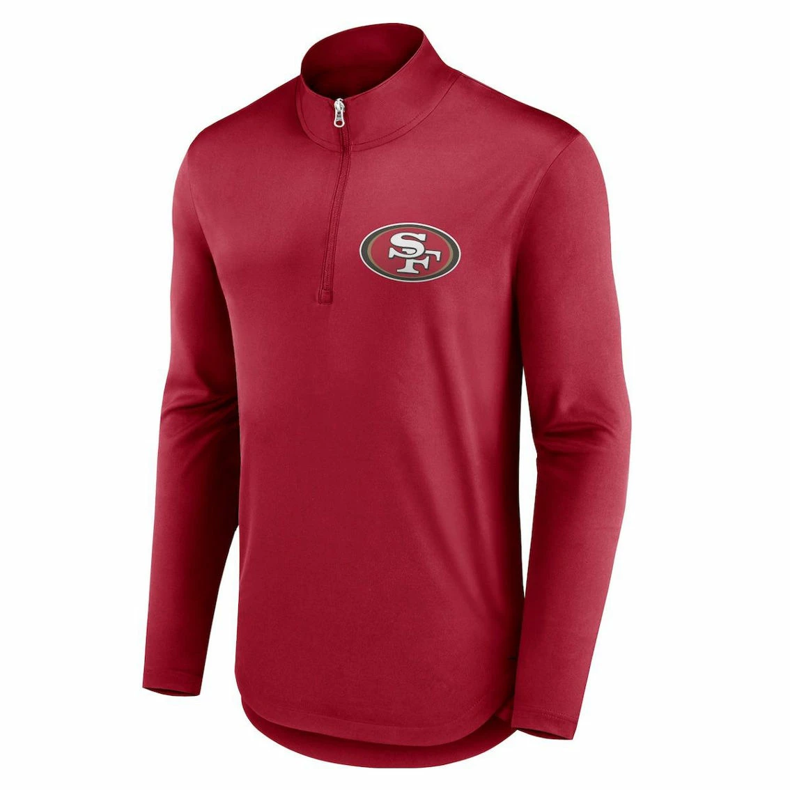 Fanatics Branded Men's Scarlet San Francisco 49ers Tough Minded Quarter-Zip Top 5 Fanatics Branded Men's Scarlet San Francisco 49ers Tough Minded Quarter-Zip Top - Image 3