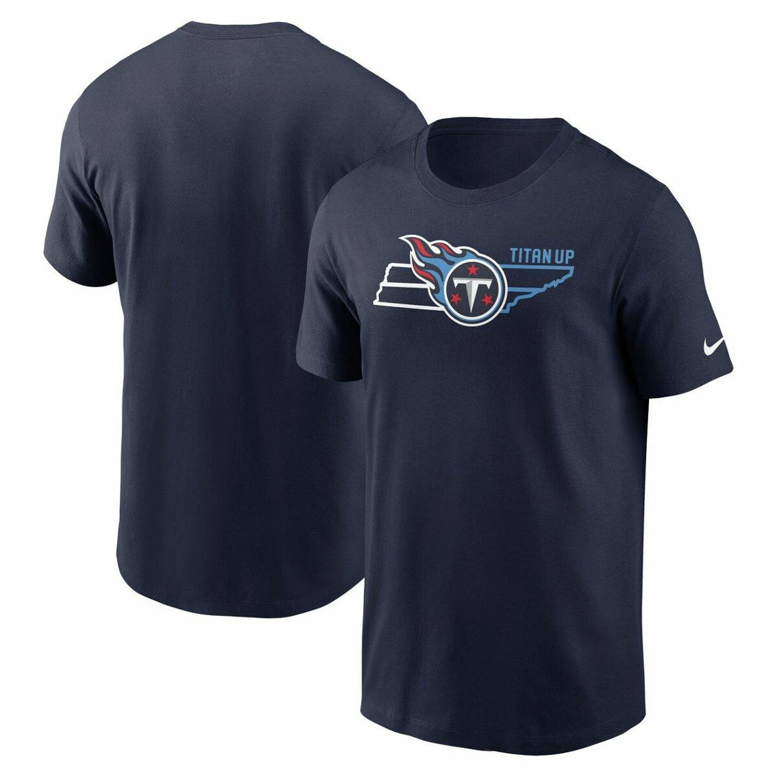 Nike Men's Navy Tennessee Titans Essential Local Phrase T-Shirt 4 Nike Men's Navy Tennessee Titans Essential Local Phrase T-Shirt - Image 2