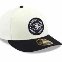 New Era Men's Cream/Black San Francisco 49ers 2022 Inspire Change 59FIFTY Low Fitted Hat 9 New Era Men's Cream/Black San Francisco 49ers 2022 Inspire Change 59FIFTY Low Fitted Hat -Fanatics DSCO1156801894 6662 ALT3