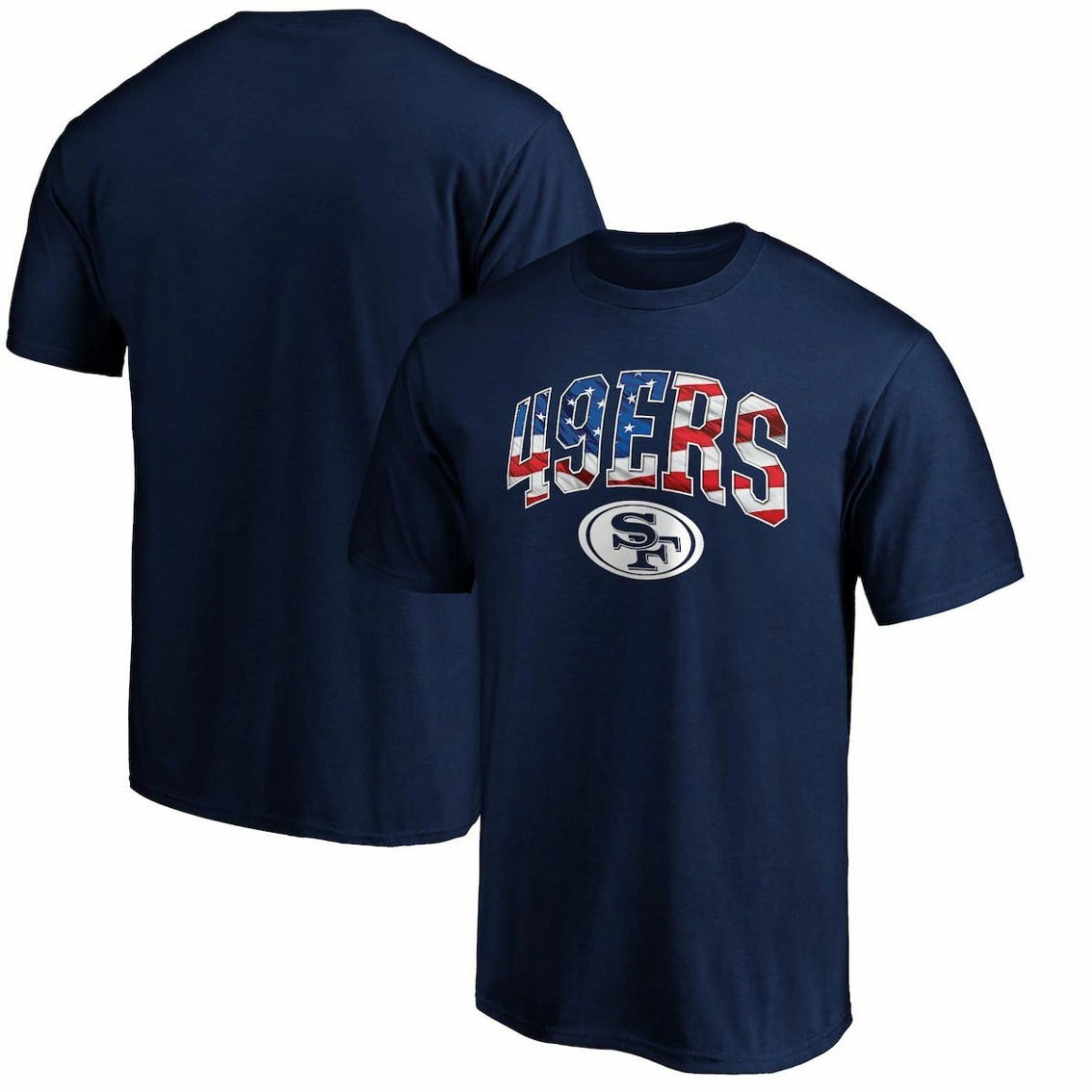 Fanatics Branded Men's Navy San Francisco 49ers Banner Wave T-Shirt 3 Fanatics Branded Men's Navy San Francisco 49ers Banner Wave T-Shirt