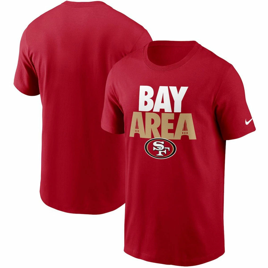 Nike Men's Scarlet San Francisco 49ers Hometown Collection Bay Area T-Shirt 3 Nike Men's Scarlet San Francisco 49ers Hometown Collection Bay Area T-Shirt