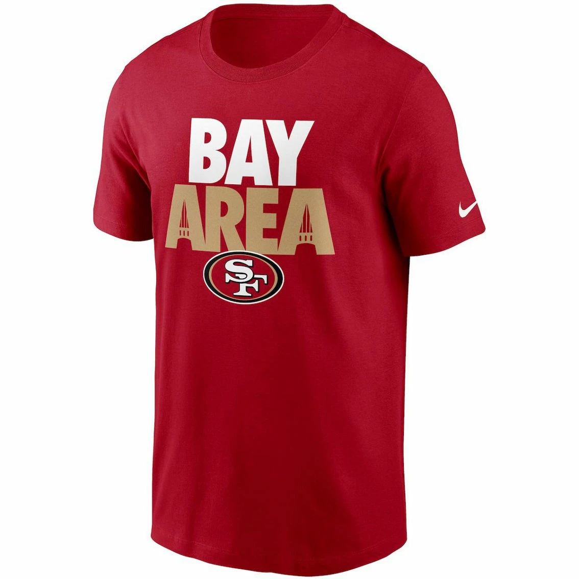 Nike Men's Scarlet San Francisco 49ers Hometown Collection Bay Area T-Shirt 5 Nike Men's Scarlet San Francisco 49ers Hometown Collection Bay Area T-Shirt - Image 3