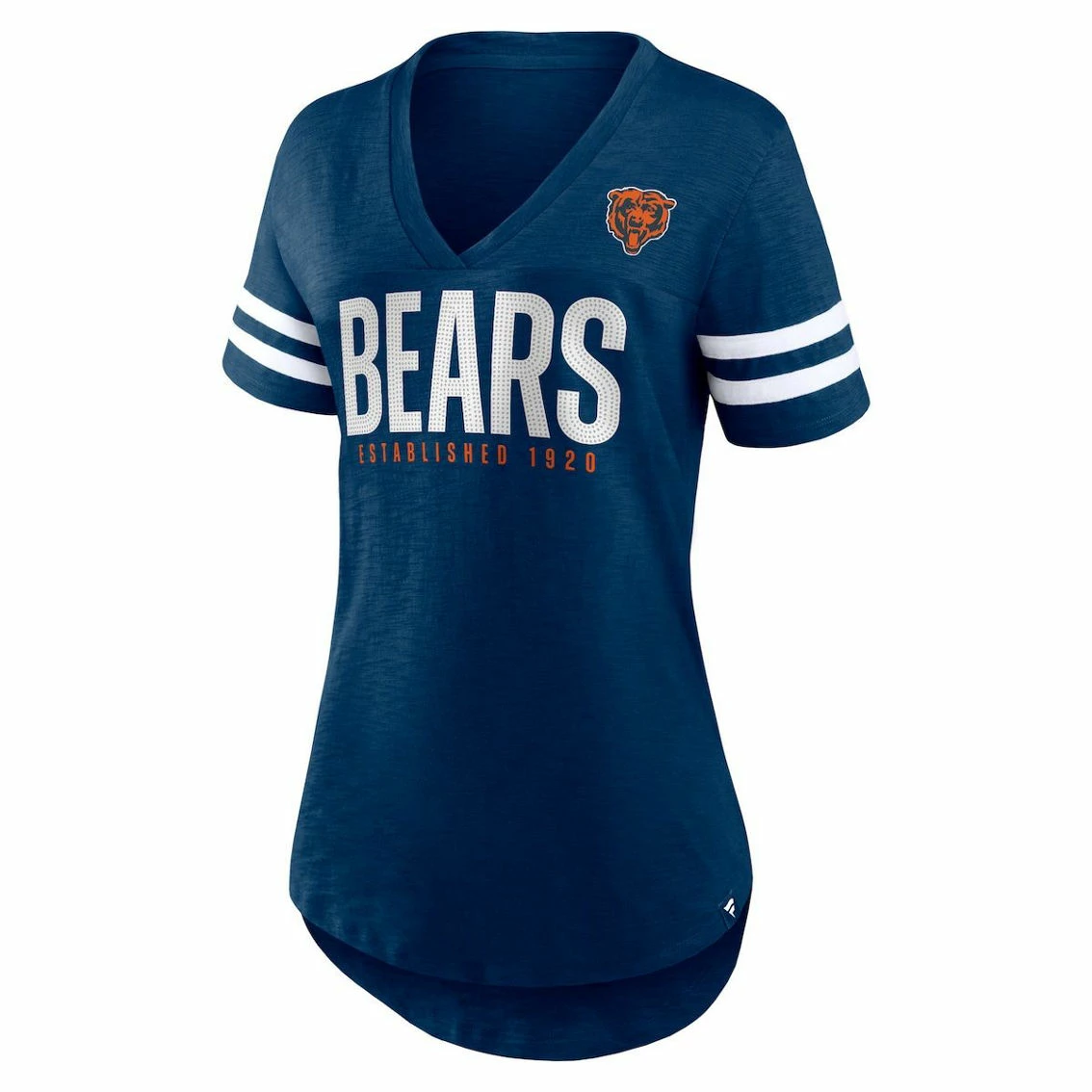 Fanatics Branded Women's Navy Chicago Bears Speed Tested V-Neck T-Shirt 5 Fanatics Branded Women's Navy Chicago Bears Speed Tested V-Neck T-Shirt - Image 3
