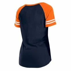Women's New Era Navy/Orange Chicago Bears Logo Lace-Up Raglan T-Shirt 9 Women's New Era Navy/Orange Chicago Bears Logo Lace-Up Raglan T-Shirt -Fanatics DSCO1156931805 ANGEBL ALT3