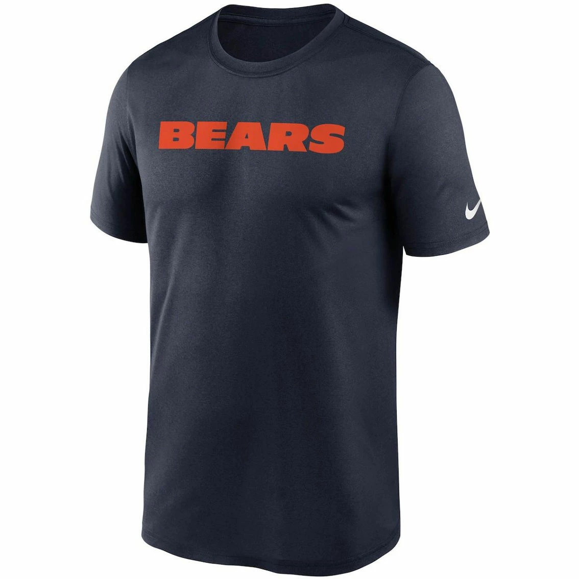Nike Men's Navy Chicago Bears Wordmark Legend Performance T-Shirt 5 Nike Men's Navy Chicago Bears Wordmark Legend Performance T-Shirt - Image 3