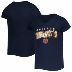 New Era Girls Youth Navy Chicago Bears Reverse Sequin Wordmark V-Neck T-Shirt 7 New Era Girls Youth Navy Chicago Bears Reverse Sequin Wordmark V-Neck T-Shirt -Fanatics DSCO1156931937 1320 ALT1