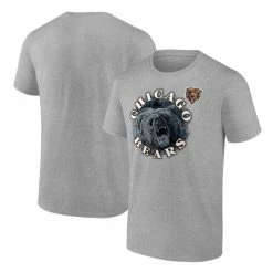 Fanatics Branded Men's Heathered Gray Chicago Bears Big & Tall Sporting Chance T-Shirt