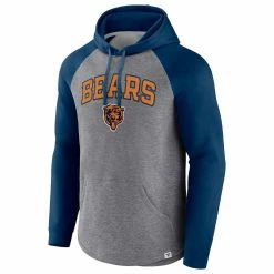 Fanatics Branded Men's Heathered Gray/Navy Chicago Bears By Design Raglan Pullover Hoodie 8 Fanatics Branded Men's Heathered Gray/Navy Chicago Bears By Design Raglan Pullover Hoodie -Fanatics DSCO1156931962 1927 ALT2