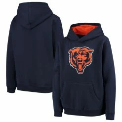 Outerstuff Youth Navy Chicago Bears Fan Gear Prime Pullover Hoodie