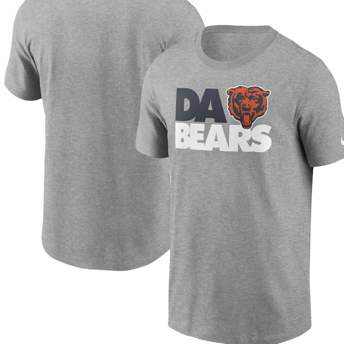 Men's Nike Heathered Gray Chicago Bears Hometown Collection Da Bears T-Shirt 4 Men's Nike Heathered Gray Chicago Bears Hometown Collection Da Bears T-Shirt - Image 2