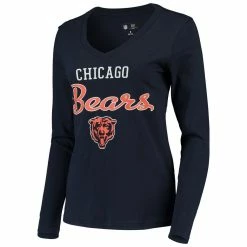 G-III 4Her By Carl Banks Women's Navy Chicago Bears Season Long Sleeve V-Neck T-Shirt 8 G-III 4Her By Carl Banks Women's Navy Chicago Bears Season Long Sleeve V-Neck T-Shirt -Fanatics DSCO1156932138 1320 ALT2