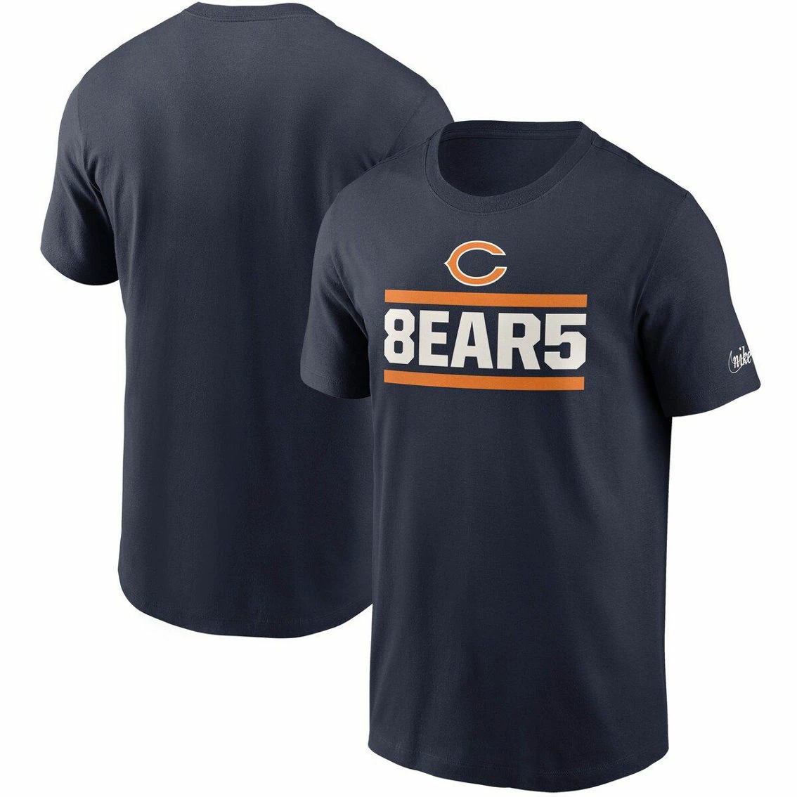 Men's Nike Navy Chicago Bears Hometown Collection 8ear5 T-Shirt 4 Men's Nike Navy Chicago Bears Hometown Collection 8ear5 T-Shirt - Image 2