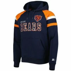Starter Men's Navy Chicago Bears Draft Fleece Raglan Pullover Hoodie 8 Starter Men's Navy Chicago Bears Draft Fleece Raglan Pullover Hoodie -Fanatics DSCO1156932243 1320 ALT2