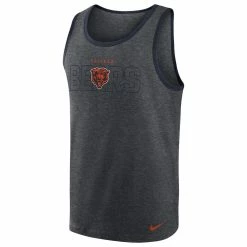 Nike Men's Heathered Charcoal Chicago Bears Tri-Blend Tank Top 8 Nike Men's Heathered Charcoal Chicago Bears Tri-Blend Tank Top -Fanatics DSCO1156932293 4135 ALT2