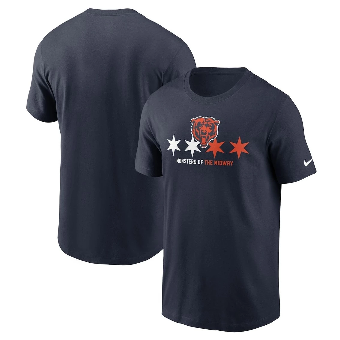 Nike Men's Navy Chicago Bears Essential Local Phrase T-Shirt 3 Nike Men's Navy Chicago Bears Essential Local Phrase T-Shirt