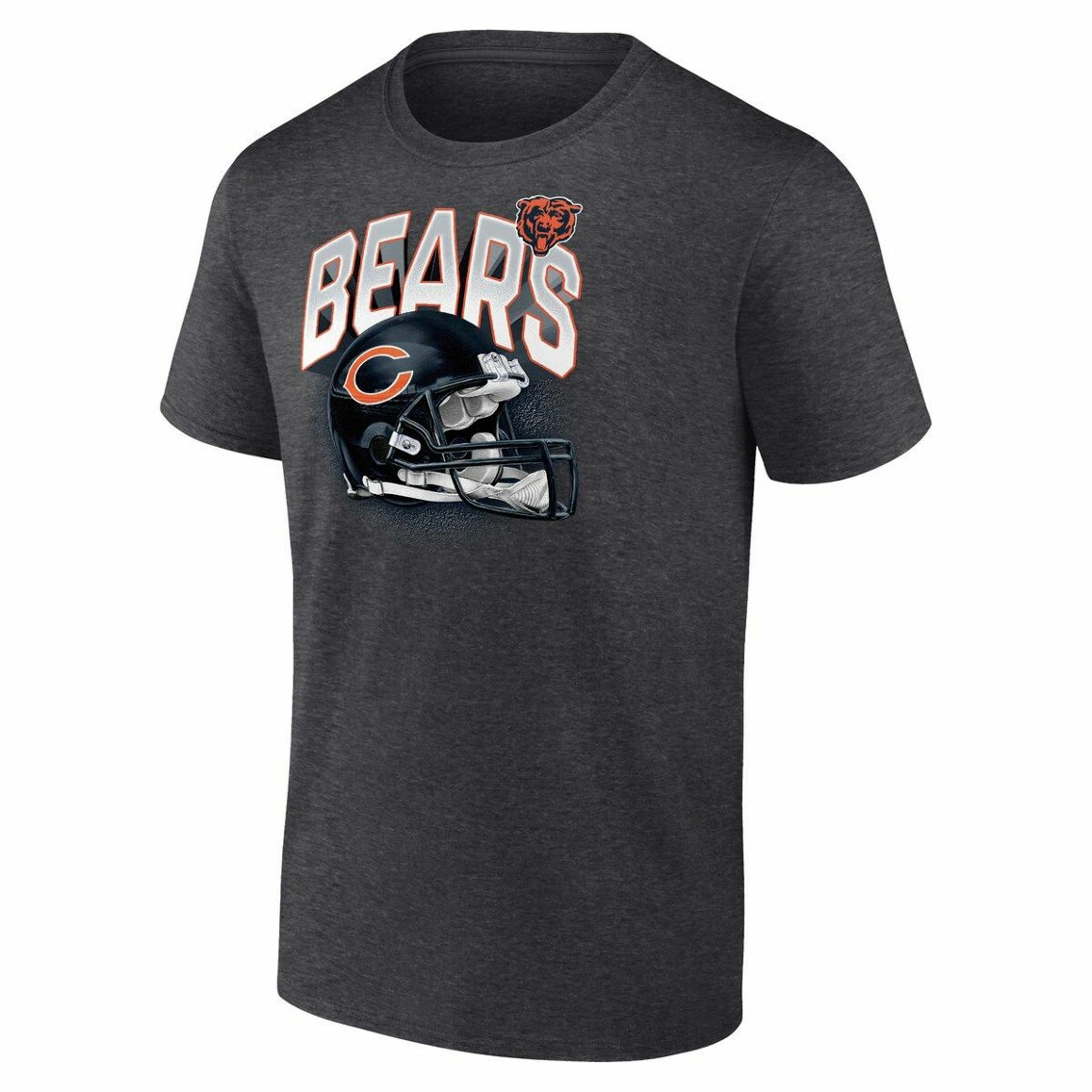 Fanatics Branded Men's Heathered Charcoal Chicago Bears Big & Tall End Around T-Shirt 5 Fanatics Branded Men's Heathered Charcoal Chicago Bears Big & Tall End Around T-Shirt - Image 3
