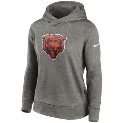 Nike Women's Heathered Charcoal Chicago Bears Performance Pullover Hoodie -Fanatics DSCO1156932373 4135 ALT2
