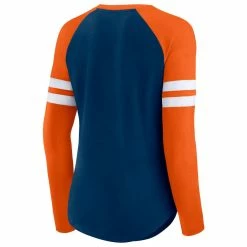 Women's Fanatics Branded Navy/Orange Chicago Bears True To Form Raglan Lace-Up V-Neck Long Sleeve T-Shirt 9 Women's Fanatics Branded Navy/Orange Chicago Bears True To Form Raglan Lace-Up V-Neck Long Sleeve T-Shirt -Fanatics DSCO1156932459 ANGEBL ALT3