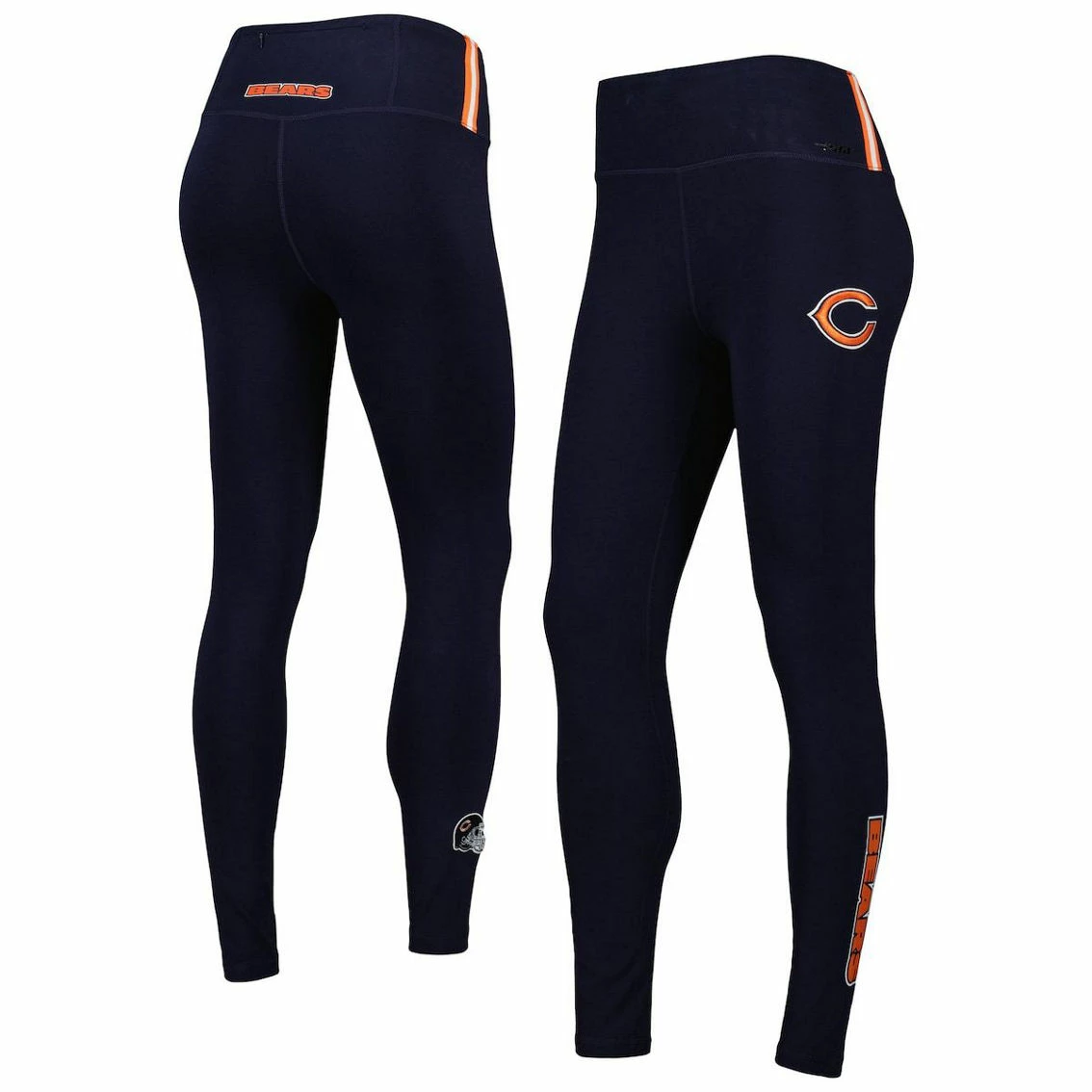 Pro Standard Women's Navy Chicago Bears Classic Jersey Leggings 3 Pro Standard Women's Navy Chicago Bears Classic Jersey Leggings