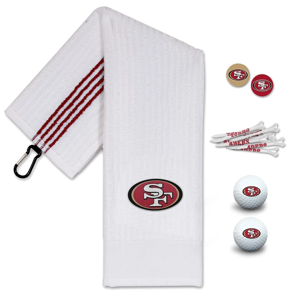 WinCraft San Francisco 49ers Golfing Gift Set 3 WinCraft San Francisco 49ers Golfing Gift Set