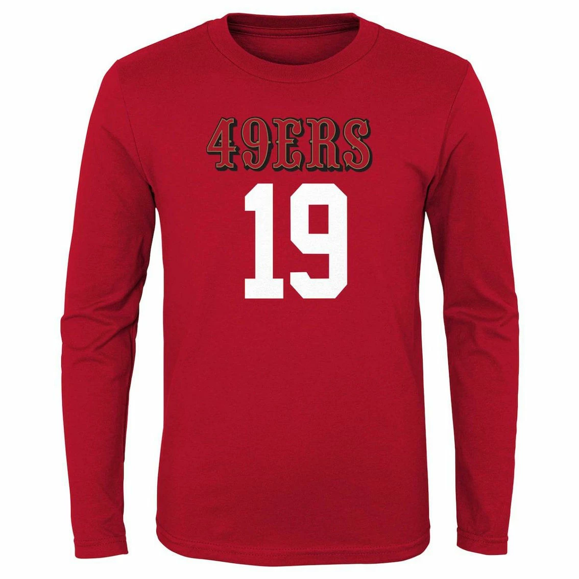 Outerstuff Youth Deebo Samuel Scarlet San Francisco 49ers Mainliner Player Name & Number Long Sleeve T-Shirt 5 Outerstuff Youth Deebo Samuel Scarlet San Francisco 49ers Mainliner Player Name & Number Long Sleeve T-Shirt - Image 3