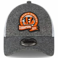 Men's New Era Heather Gray Cincinnati Bengals 2022 AFC North Division Champions Locker Room 9FORTY Adjustable Hat 8 Men's New Era Heather Gray Cincinnati Bengals 2022 AFC North Division Champions Locker Room 9FORTY Adjustable Hat -Fanatics DSCO1157587942 1927 ALT2