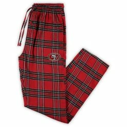 Concepts Sport Men's Black/Scarlet San Francisco 49ers Big And Tall Ultimate Flannel Pajama Pants