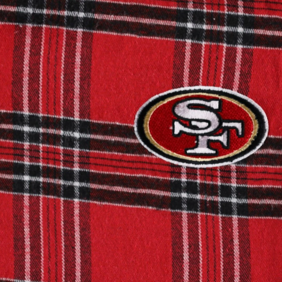 Concepts Sport Men's Black/Scarlet San Francisco 49ers Big And Tall Ultimate Flannel Pajama Pants 5 Concepts Sport Men's Black/Scarlet San Francisco 49ers Big And Tall Ultimate Flannel Pajama Pants - Image 3