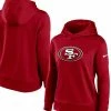 Nike Women's Scarlet San Francisco 49ers Performance Pullover Hoodie -Fanatics DSCO1157801074 2946