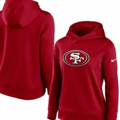 Nike Women's Scarlet San Francisco 49ers Performance Pullover Hoodie