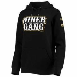 New Era Women's Black San Francisco 49ers E-40 Niner Gang Pullover Hoodie 8 New Era Women's Black San Francisco 49ers E-40 Niner Gang Pullover Hoodie -Fanatics DSCO1158072419 1007 ALT2
