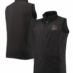 Dunbrooke Men's Black Cincinnati Bengals Big & Tall Archer Softshell Full-Zip Vest 7 Dunbrooke Men's Black Cincinnati Bengals Big & Tall Archer Softshell Full-Zip Vest -Fanatics DSCO1158072439 1007 ALT1